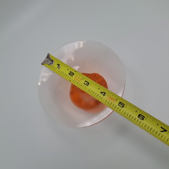 Heisey Mercury Pink Glass Candle Holder Vintage - Picture 7 of 7